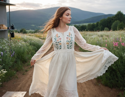 Hamama Cotton khadi Fabrice designer White kurti dupatta and pant set