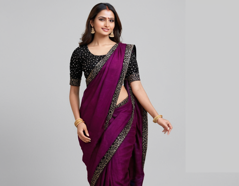 Lycra saree