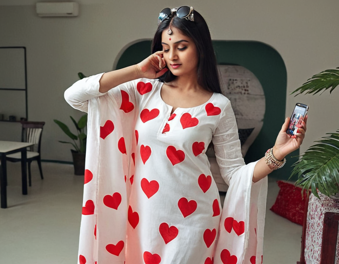 Fancy Printed Kurti For Women