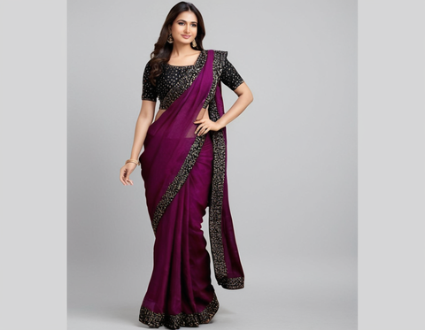 Lycra saree