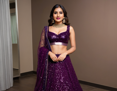 Womens Embroidery Lehenga Choli