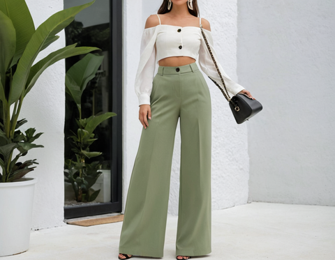 Trouser for Women Comfortable Material Classic Look (Pack Of 2)