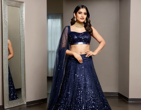 Womens Embroidery Lehenga Choli