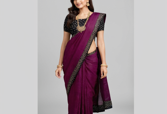 Lycra saree
