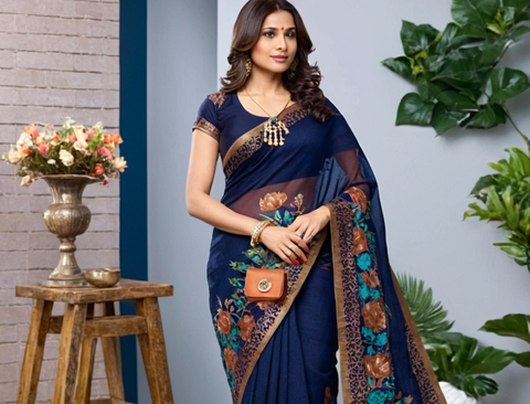 New Arrival Latest Georgette Printed Saree with Running unstitched Blouse Piece Fancy Women's Designer Saree Trending Saree Bollywood Saree, Georgette Ki Sadi, daily use saree, fancy saree, poonam saree