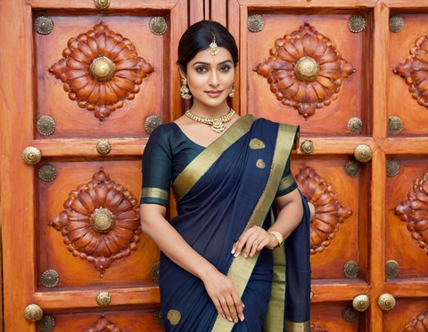 Fancy Jaquard Sarees