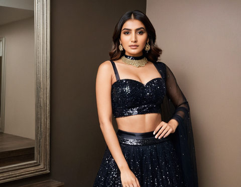 Womens Embroidery Lehenga Choli