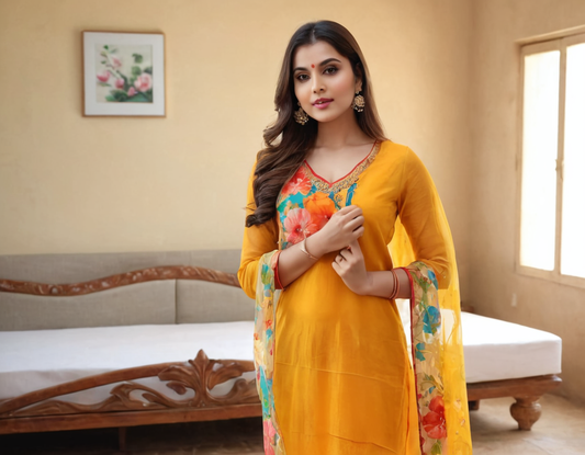 Women Pure Cotton Kurta Set