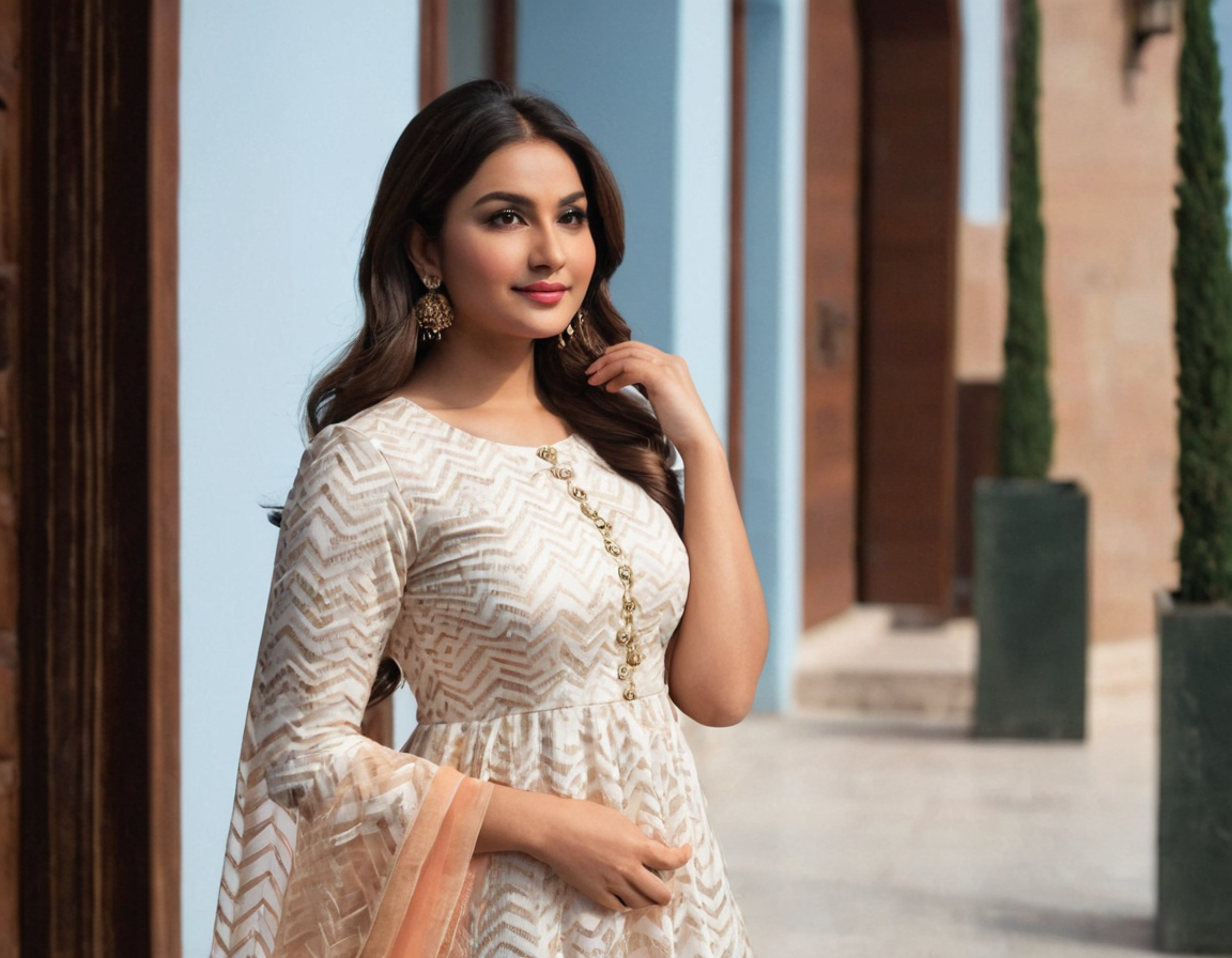 Women's Embroidered Rayon Kurti